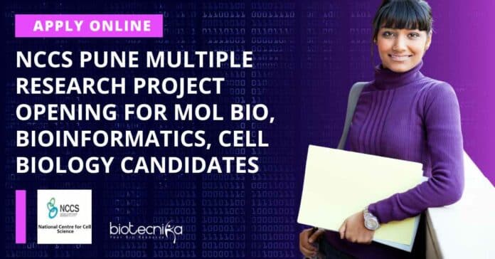 NCCS Research Vacancies