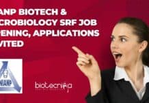 NIANP Research Vacancy Available
