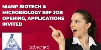 NIANP Research Vacancy Available