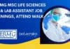 NIBMG MSc Life Sciences JRF & Lab Assistant Job Openings, Attend Walk-In NIBMG Lab Assistant