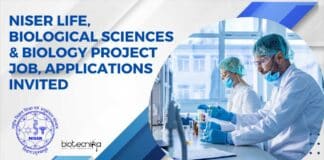 NISER Project Associate Biology