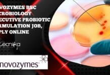 Novozymes BSc Microbiology Executivee