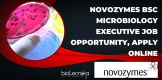 Novozymes BSc Microbiology Executive