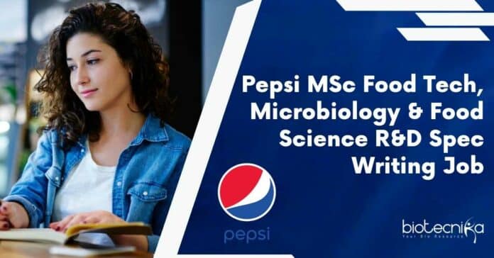 Pepsi MSc Food Tech