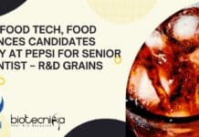 Pepsi R&D Senior Scientist