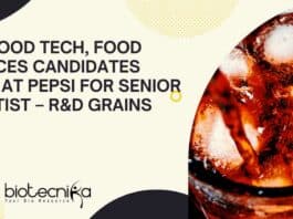 Pepsi R&D Senior Scientist