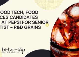 Pepsi R&D Senior Scientist