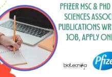 Pfizer MSc & PhD