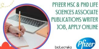Pfizer MSc & PhD