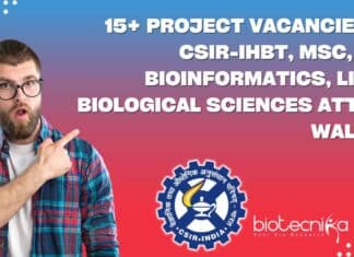 Project Vacancies at CSIR-IHBT