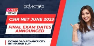 CSIR Exam Date 2023