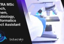 SASTRA MSc Biotech, Biochem, Microbiology, Bioinformatics Project Assistant Job SASTRA MSc Bioinformatics