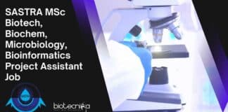 SASTRA MSc Bioinformatics
