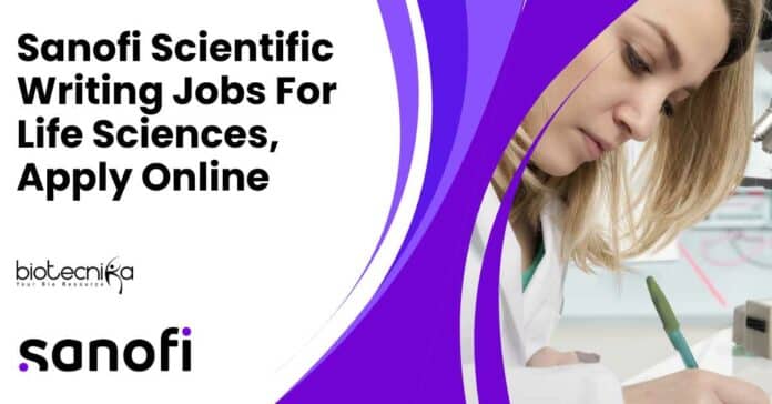 Sanofi Scientific Writing Vacancies