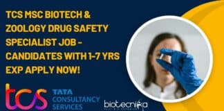 TCS Drug Safety Specialist