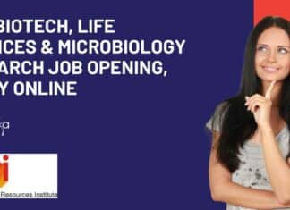 TERI Microbiology Research Job