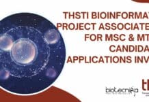 THSTI Bioinformatics Project Associate