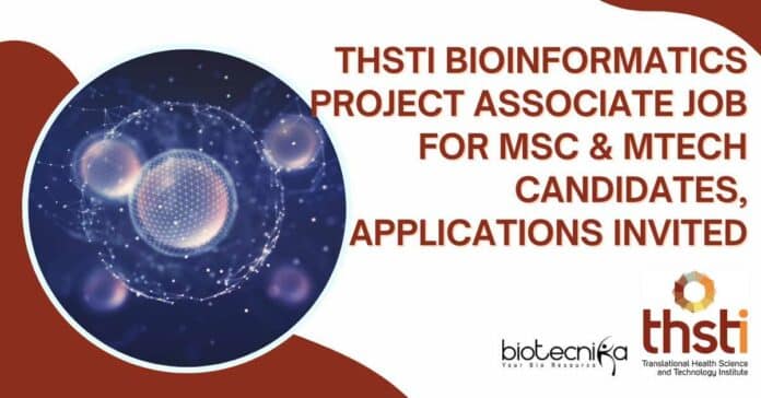 THSTI Bioinformatics Project Associate