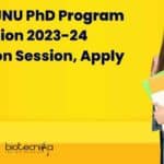 THSTI-JNU PhD 2023 Admission