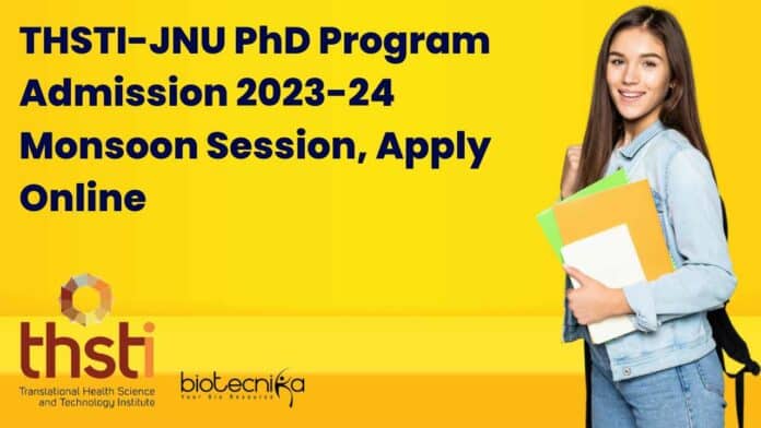 THSTI-JNU PhD 2023 Admission