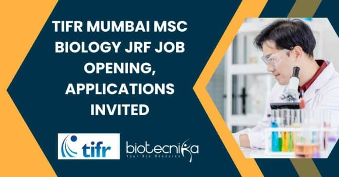 TIFR MSc Biology JRF