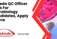 Takeda QC Officer Jobs