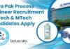 Tetra Pak Process Engineer Recruitment – BTech & MTech Candidates Apply Tetra Pak Process Engineer