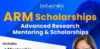 ARM Scholarship 2023 By Biotecnika – Applications Open For Josh Batch