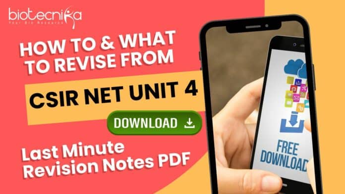 CSIR UNIT 4 Revision