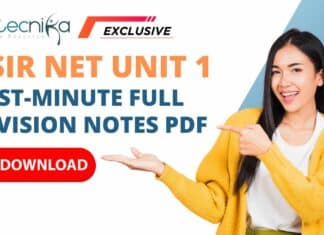 CSIR UNIT 1 Revision