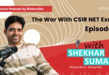 Success Podcast Biotecnika Exclusive - An Exclusive CSIR NET Podcast - Episode 7