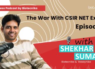 Success Podcast Biotecnika Exclusive - An Exclusive CSIR NET Podcast - Episode 7