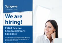 BSc Life Sciences Syngene Job - Apply For ESG & Science Communications Specialist Role