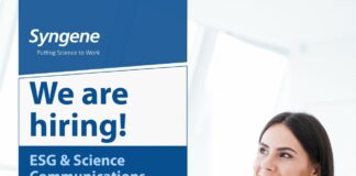 BSc Life Sciences Syngene Job - Apply For ESG & Science Communications Specialist Role