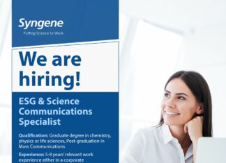 BSc Life Sciences Syngene Job - Apply For ESG & Science Communications Specialist Role