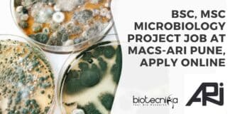 ARI Pune BSc Microbiology