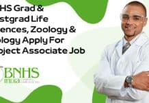 BNHS Project Associate Job