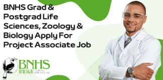 BNHS Project Associate Job