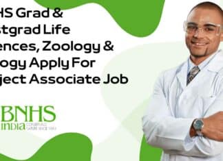 BNHS Project Associate Job