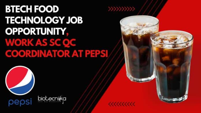 BTech Food Technology Job