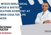 MSc, MTech Biological Sciences & Biotech Application Scientist at Beckman Coulter Life Sciences Beckman Coulter Biological Sciences