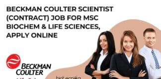 Beckman Coulter Scientist (Contract)