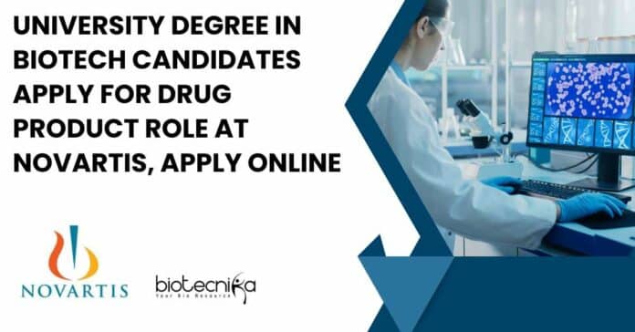 Biotech Drug Product Manager