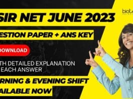 CSIR Question Paper 2023