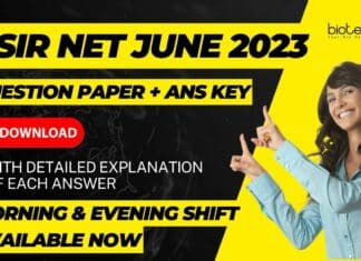 CSIR Question Paper 2023