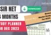 CSIR NET Life Science Master Study Planner PDF Download For Dec 2023 Exam CSIR Master Study Planner