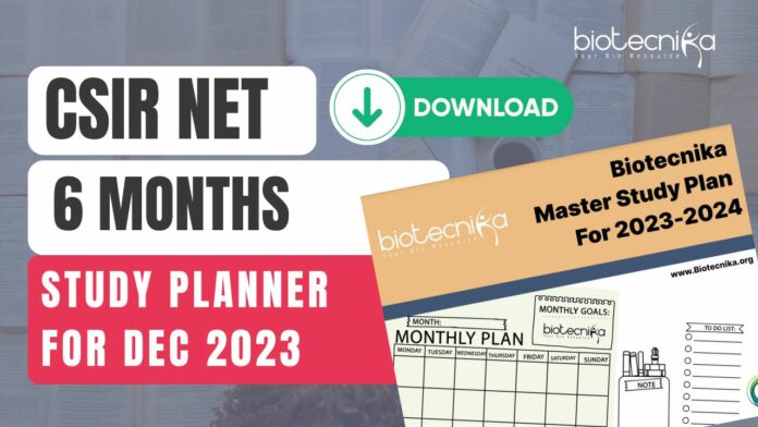 CSIR Master Study Planner