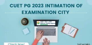 CUET PG Examination City 2023
