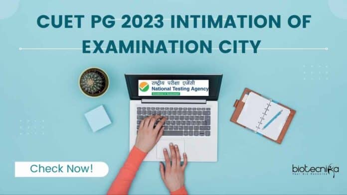 CUET PG Examination City 2023