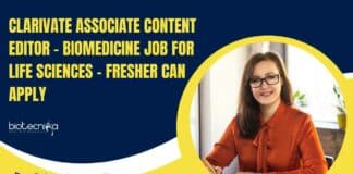 Clarivate Associate Content Editor